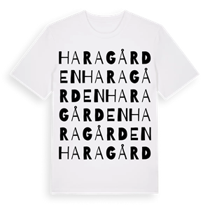 Haragården ordlek t-shirt – ekologisk bomull t-shirt från Pinshirt