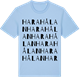 Blue Soul t-shirt med Harahålan ordlek t-shirt