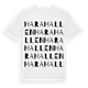Harahallen ordlek t-shirt