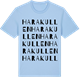Blue Soul t-shirt med Harakullen ordlek t-shirt