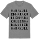 Mid Heather Gray t-shirt med Harakullen ordlek t-shirt