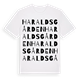 Haraldsgården ordlek t-shirt