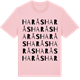 Pink Cotton t-shirt med Harås ordlek t-shirt