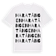 Haratången ordlek t-shirt