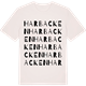 Vintage White t-shirt med Harbacken ordlek t-shirt