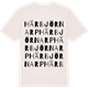 Vintage White t-shirt med Härbjörnarp ordlek t-shirt