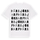 Härbjörnarp ordlek t-shirt