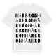 Hårbron ordlek t-shirt