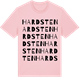 Pink Cotton t-shirt med Hardsten ordlek t-shirt