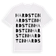 White t-shirt med Hardsten ordlek t-shirt