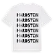 White t-shirt med Hardsten ordlek t-shirt