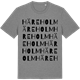 Mid Heather Gray t-shirt med Häreholm ordlek t-shirt