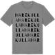 Mid Heather Gray t-shirt med Harekulla ordlek t-shirt