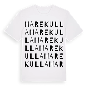 Harekulla ordlek t-shirt – ekologisk bomull t-shirt från Pinshirt