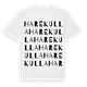 Harekulla ordlek t-shirt