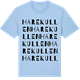 Blue Soul t-shirt med Harekullen ordlek t-shirt