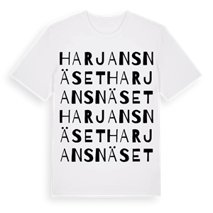 Harjansnäset ordlek t-shirt – ekologisk bomull t-shirt från Pinshirt