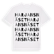 Harjansnäset ordlek t-shirt