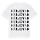 Härjevad ordlek t-shirt