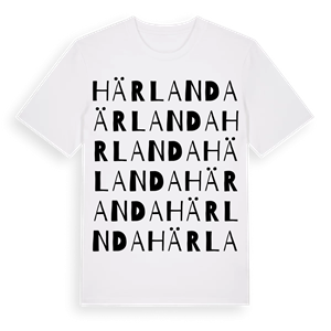 Härlanda ordlek t-shirt – ekologisk bomull t-shirt från Pinshirt