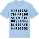 Blue Soul t-shirt med Härlogsbyn ordlek t-shirt