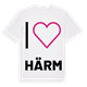 Jag älskar Härm t-shirt stort tryck