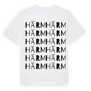 Härm ordlek t-shirt – ekologisk bomull t-shirt från Pinshirt