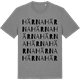 Mid Heather Gray t-shirt med Härna ordlek t-shirt