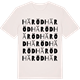 Vintage White t-shirt med Häröd ordlek t-shirt