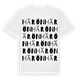 White t-shirt med Härön ordlek t-shirt
