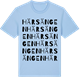 Blue Soul t-shirt med Härsängen ordlek t-shirt
