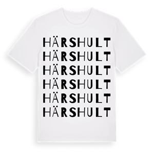 Härshult ordlek t-shirt – ekologisk bomull t-shirt från Pinshirt