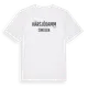 White t-shirt med Härsjödamm i Sverige t-shirt