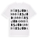 Härsjödamm ordlek t-shirt