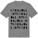 Mid Heather Gray t-shirt med Härsjöklint ordlek t-shirt