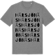 Mid Heather Gray t-shirt med Härsjönäs ordlek t-shirt