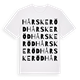Hårskeröd ordlek t-shirt