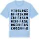 Blue Soul t-shirt med Härskogen ordlek t-shirt