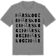 Mid Heather Gray t-shirt med Härskogen ordlek t-shirt