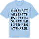Blue Soul t-shirt med Harslätt ordlek t-shirt
