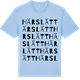 Blue Soul t-shirt med Härslätt ordlek t-shirt