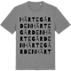 Mid Heather Gray t-shirt med Härtegården ordlek t-shirt
