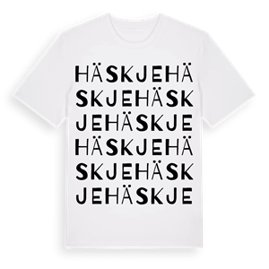 Häskje ordlek t-shirt – ekologisk bomull t-shirt från Pinshirt