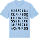 Blue Soul t-shirt med Hässelbacka ordlek t-shirt