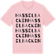 Pink Cotton t-shirt med Hasselbacken ordlek t-shirt