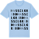 Blue Soul t-shirt med Hasselgrind ordlek t-shirt