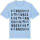Blue Soul t-shirt med Hässelhult ordlek t-shirt