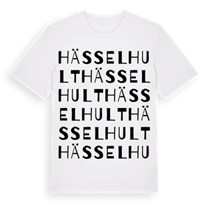 Hässelhult ordlek t-shirt – ekologisk bomull t-shirt från Pinshirt