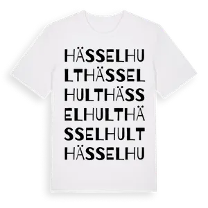 Hässelhult ordlek t-shirt – ekologisk bomull t-shirt från Pinshirt