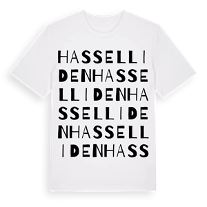 Hasselliden ordlek t-shirt – ekologisk bomull t-shirt från Pinshirt